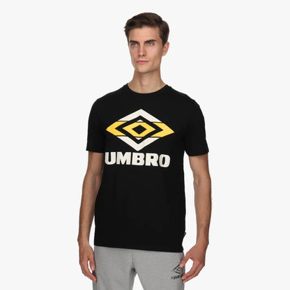 Tricou Barbati, Umbro, cu imprimeu Logo, Negru