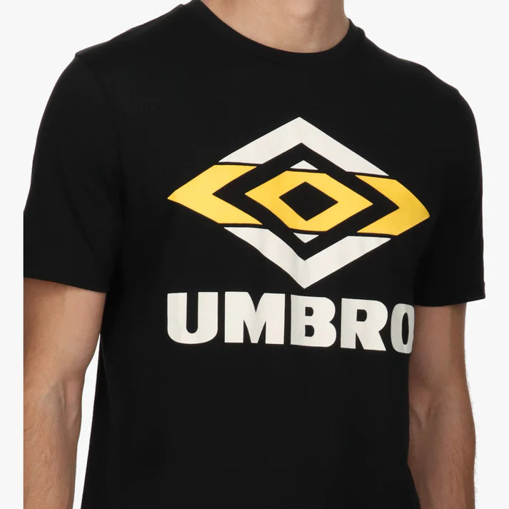 Tricou Barbati, Umbro, cu imprimeu Logo, Negru